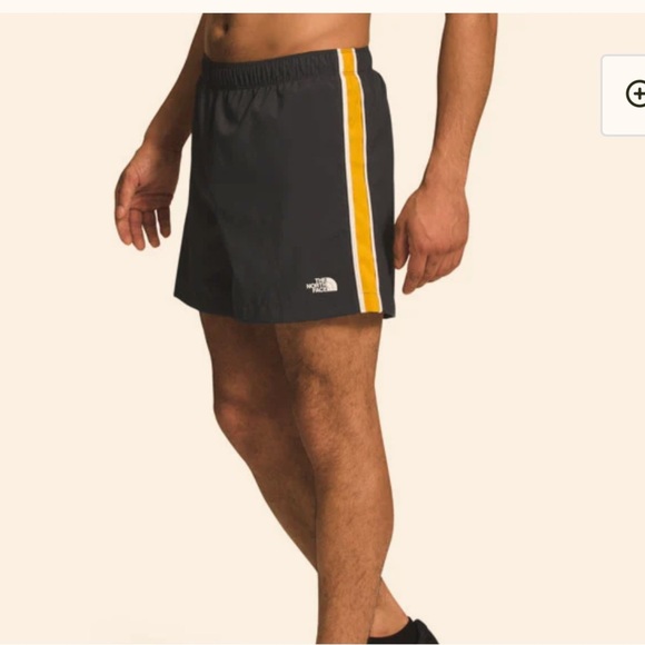 The North Face Other - The North Face Men's Black and Yellow Shorts